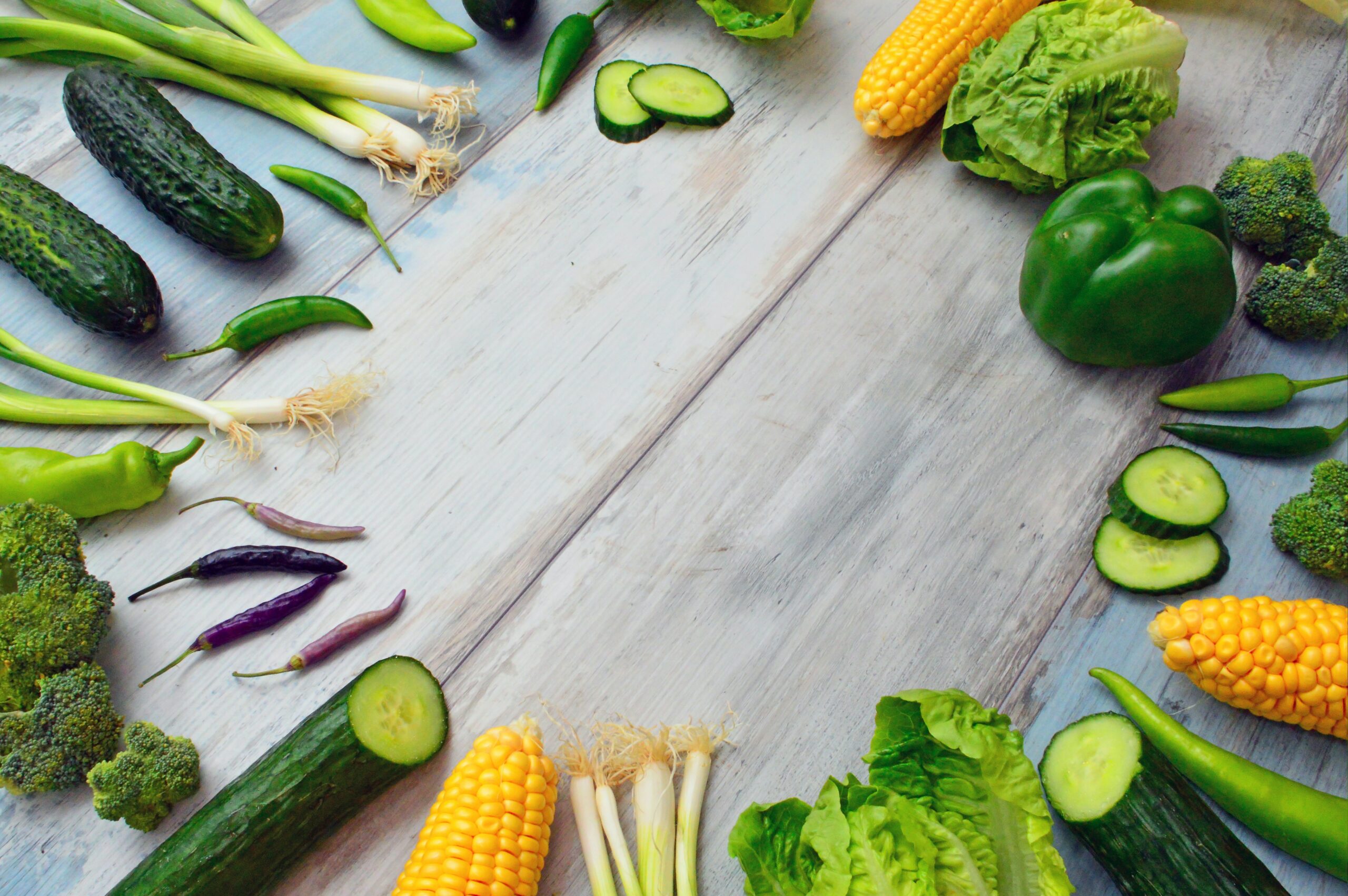 healthy fruit and vegetables